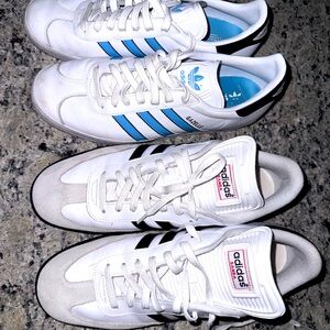 TWO PAIRS OF ADIDAS SNEAKERS